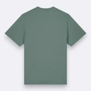 Hochwertiges nachhaltiges T-Shirt in Grün, ideal für umweltbewusste Modefans.