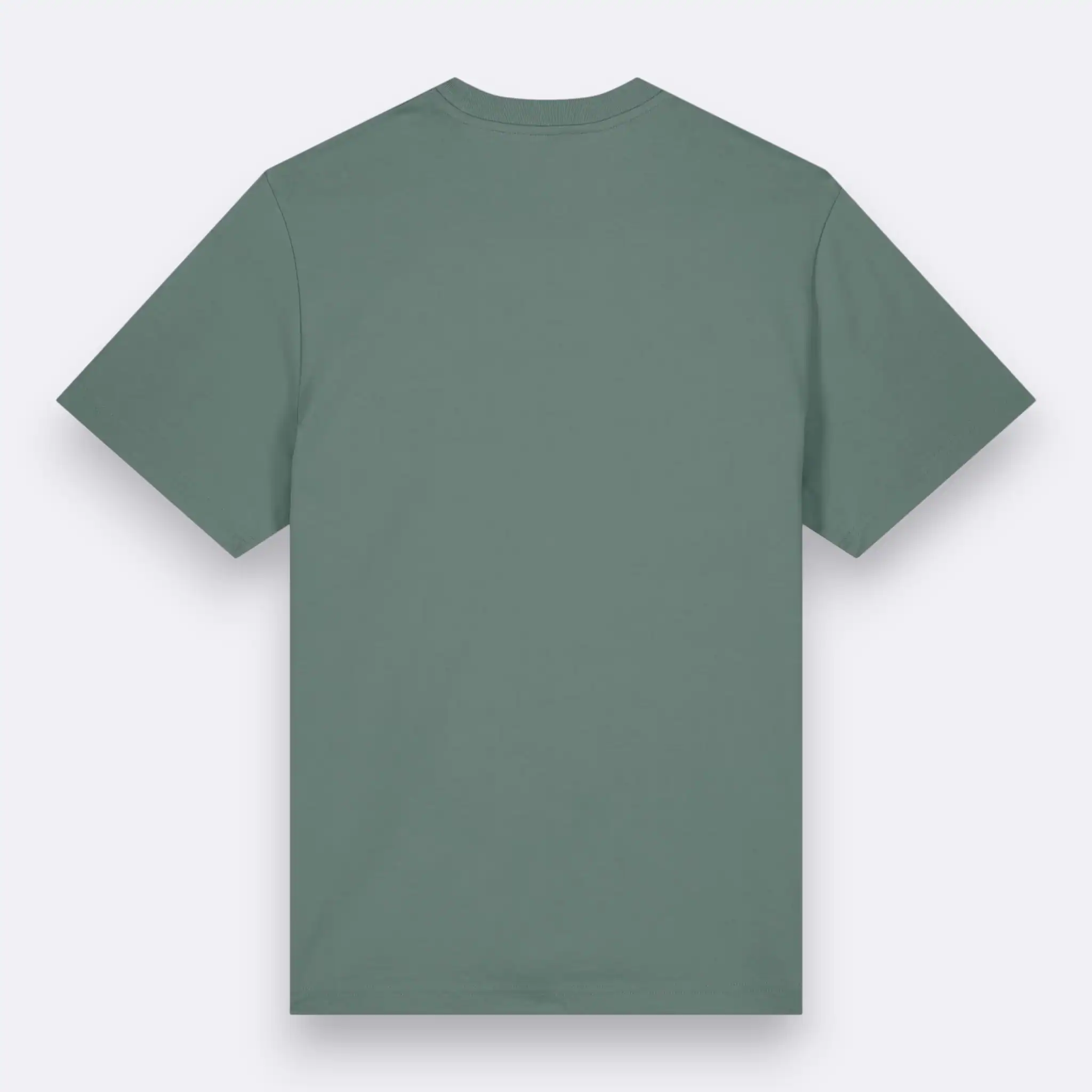 Hochwertiges nachhaltiges T-Shirt in Grün, ideal für umweltbewusste Modefans.