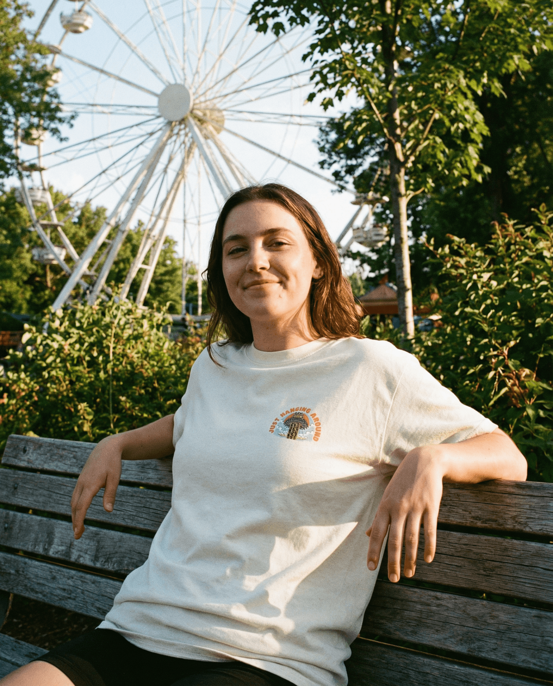Just Hanging Around Tee Mockup